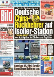 :  Bild Zeitung 30 Januar 2020