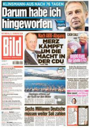 :  Bild Zeitung 12 Februar 2020