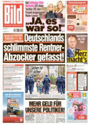 :  Bild Zeitung 13 Februar 2020