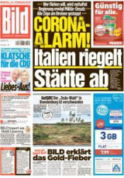 :  Bild Zeitung 24 Februar 2020