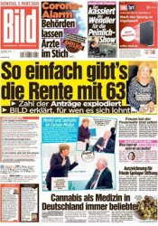 :  Bild Zeitung 03 März 2020