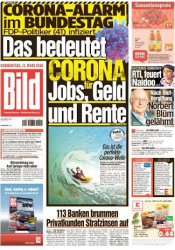 :  Bild Zeitung 12 März 2020