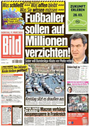 :  Bild Zeitung 17 März 2020