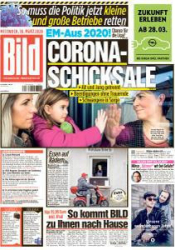 :  Bild Zeitung 18 März 2020