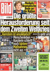 :  Bild Zeitung 19 März 2020