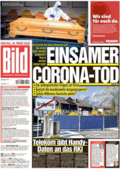 :  Bild Zeitung 20 März 2020