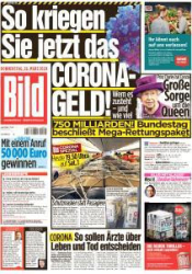 :  Bild Zeitung 26 März 2020