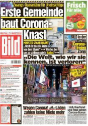 :  Bild Zeitung 27 März 2020