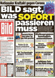 :  Bild Zeitung 31 März 2020