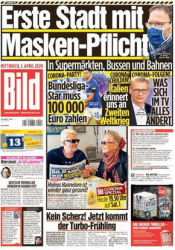 :  Bild Zeitung 01 April 2020