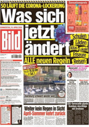 :  Bild Zeitung 16 April 2020