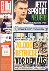 :  Bild am Sonntag vom 19 April 2020