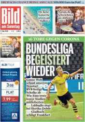 : Bild am Sonntag vom 17 Mai 2020