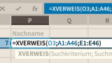 : LinkedIn Excel: Die Funktionen Xverweis und Xvergleich