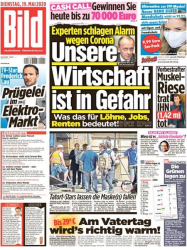 : Bild Zeitung vom 19. Mai 2020