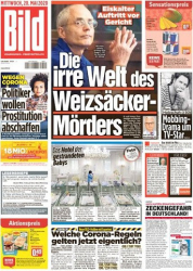 : Bild Zeitung vom 20. Mai 2020