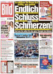 : Bild Zeitung vom 02. Juni 2020