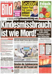 :  Bild  Zeitung 12 Juni 2020