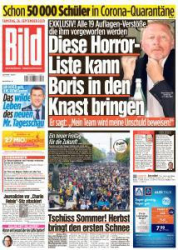 :  Bild Zeitung vom 26 September 2020