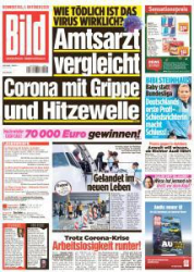 :  Bild Zeitung vom 01 Oktober 2020