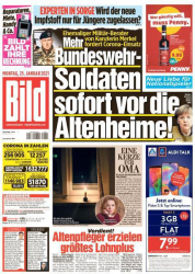 : Bild Zeitung vom 25 Januar 2021