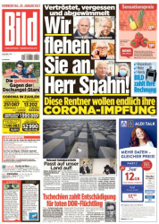 : Bild Zeitung vom 28. Januar 2021