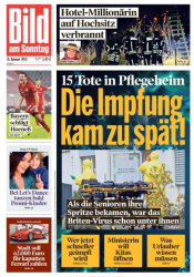 : BILD am SONNTAG vom 31 Januar 2021