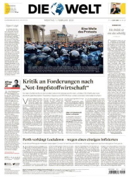 : DIE WELT vom 01 Februar 2021