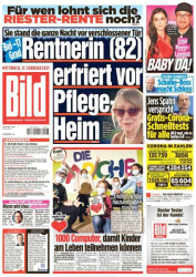 : Bild Zeitung vom 17 Februar 2021