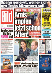 : Bild Zeitung vom 06 März 2021