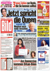 : Bild Zeitung vom 08 März 2021