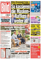 : Bild Zeitung vom 09 März 2021