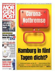 :  Hamburger Morgenpost vom 16 März 2021