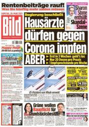 : Bild Zeitung vom 20 März 2021