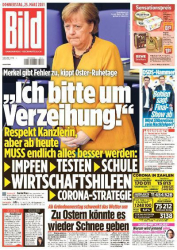 : Bild Zeitung vom 25 März 2021