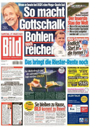 : Bild Zeitung vom 27 März 2021