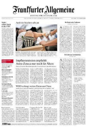 :  Frankfurter Allgemeine Zeitung vom 31 März 2021