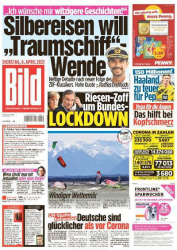 : Bild Zeitung 06 April 2021