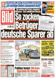 : Bild Zeitung vom 07 April 2021