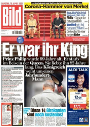 :  Bild Zeitung vom 10 April 2021