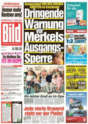 :  Bild Zeitung vom 15 April 2021