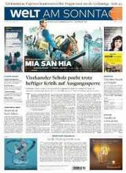 :  Welt am Sonntag vom 18 April 2021