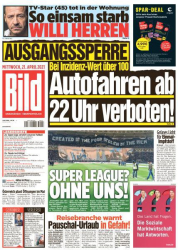 :  Bild Zeitung vom 21 April 2021