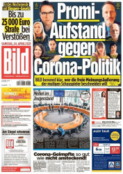 :  Bild Zeitung vom 24 April 2021