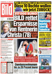 : Bild Zeitung vom 29 April 2021