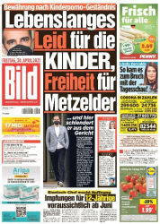 : Bild Zeitung vom 30 April 2021