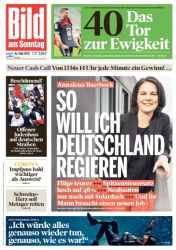 : Bild am Sonntag vom 16 Mai 2021