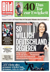 :  Bild am Sonntag vom 16 Mai 2021