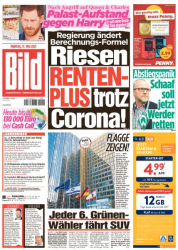 : Bild Zeitung vom 17 Mai 2021