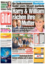 : Bild Zeitung vom 22 Mai 2021